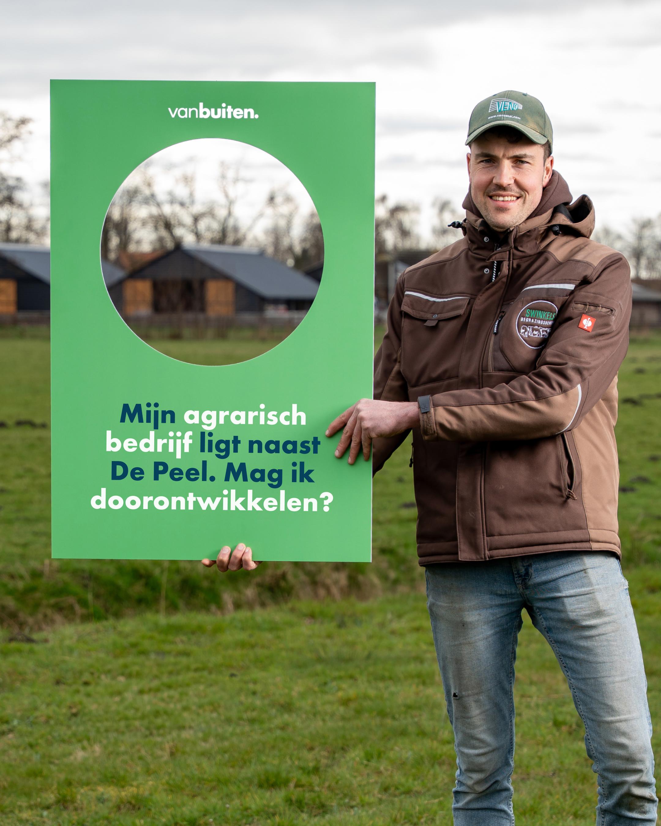 Boer Geert met vraagstuk over doorontwikkeling van zijn bedrijf.