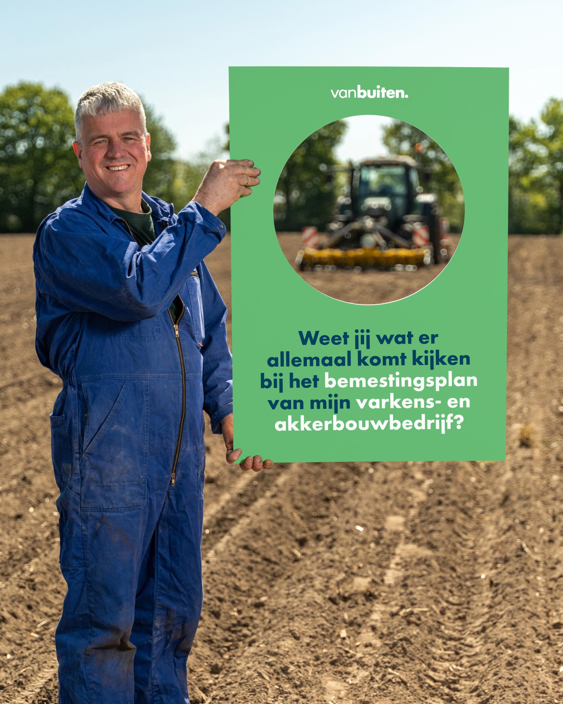 Boer Tom met een vraagstuk over een bemestingsplan.